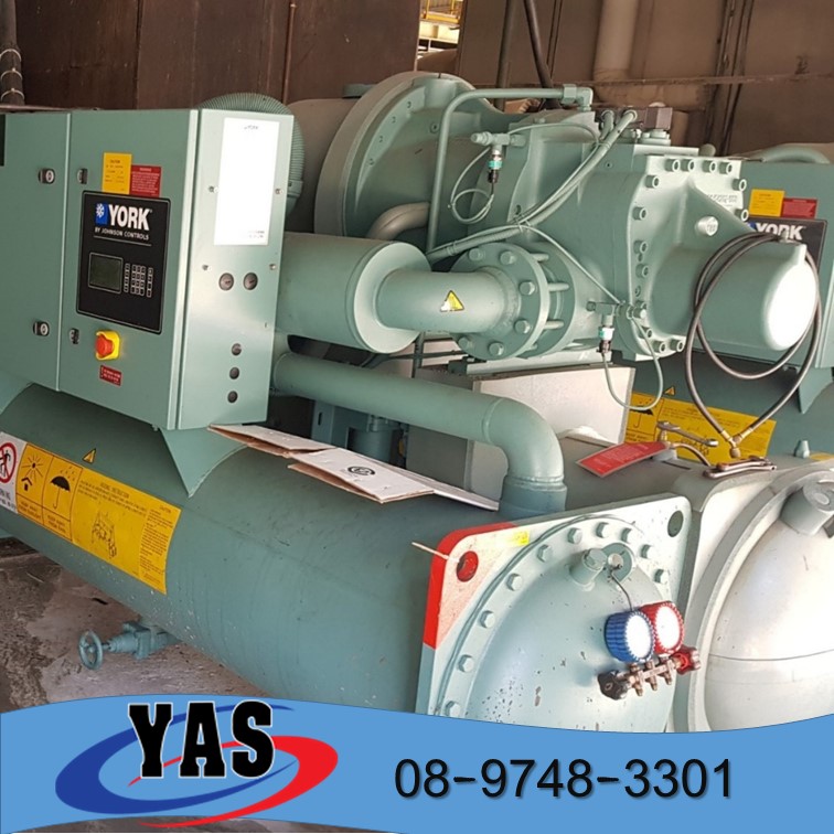Water cooled chiller 150 tons 2 sets "YORK" เครื่องทำน้ำเย็น YORK 150 ตัน